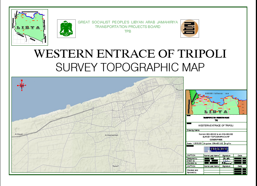 Mapa aerodrom Tripoli